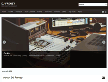 Tablet Screenshot of djfrenzy.com